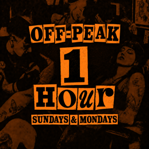 1 Hour Happy Hour - Sundays & Mondays · £100 total · £50 today